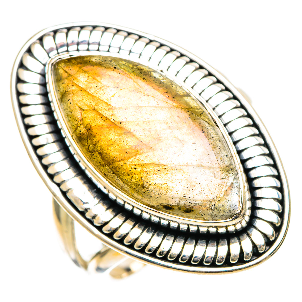 Labradorite Rings handcrafted by Anasilvercos - RING107742 - Photo 2