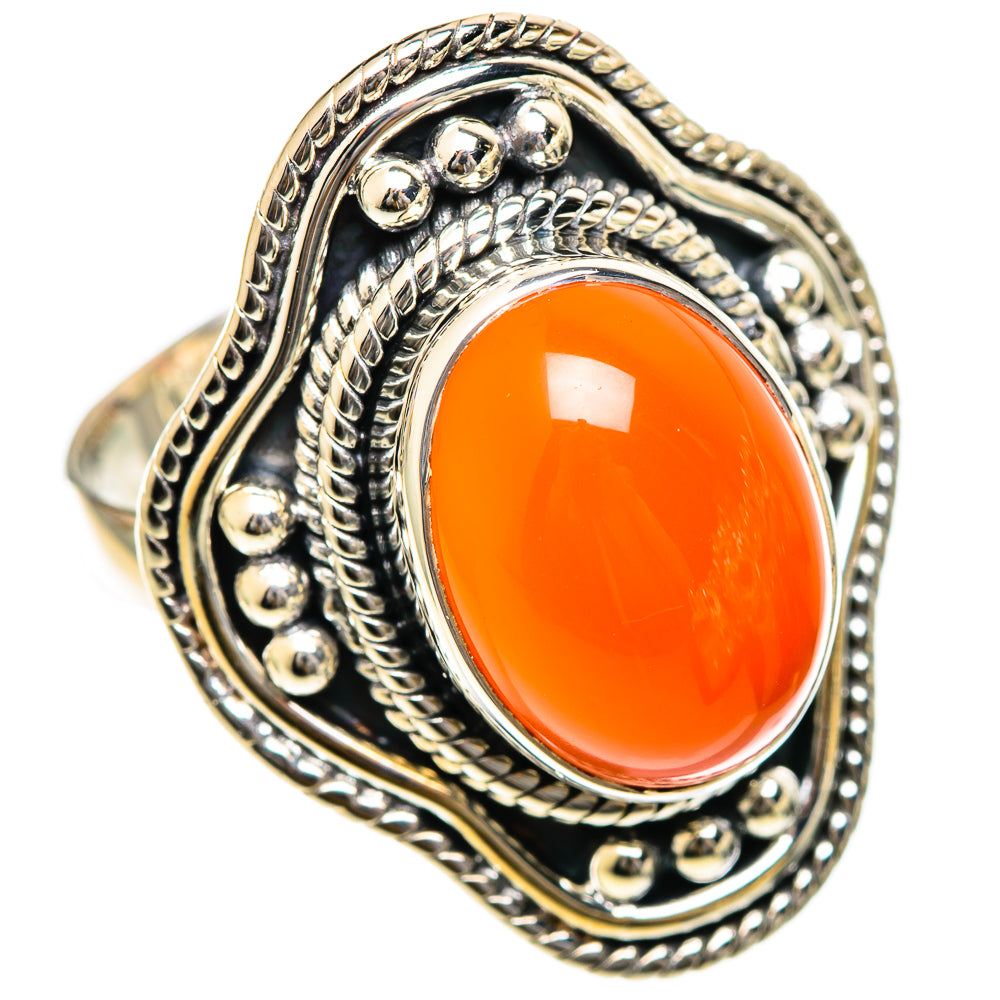 Carnelian Rings handcrafted by Anasilvercos - RING107745 - Photo 2