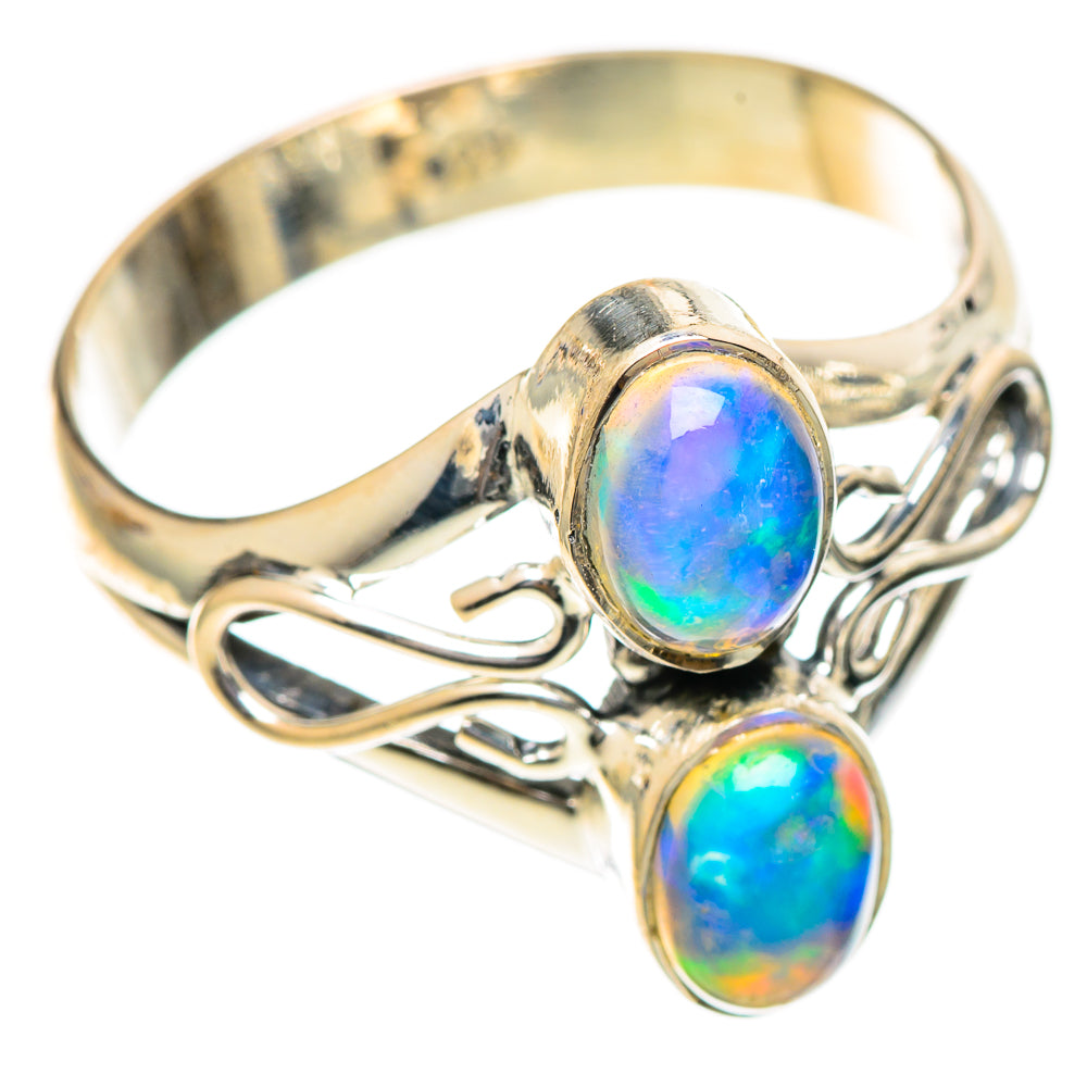 Ethiopian Opal Rings handcrafted by Anasilvercos - RING107761 - Photo 2