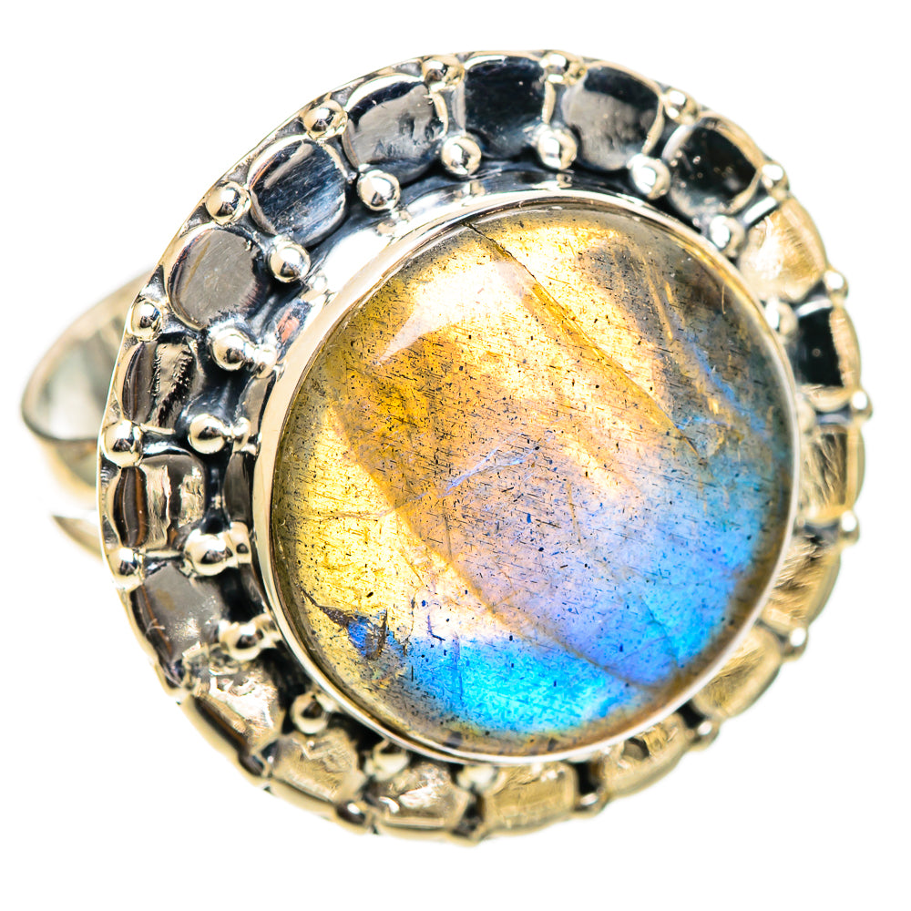 Labradorite Rings handcrafted by Anasilvercos - RING107765 - Photo 2