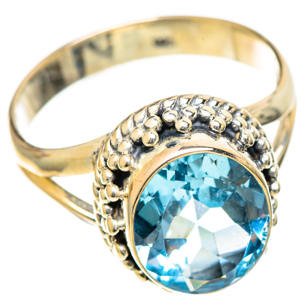 Blue Topaz Rings handcrafted by Anasilvercos - RING107771 - Photo 2