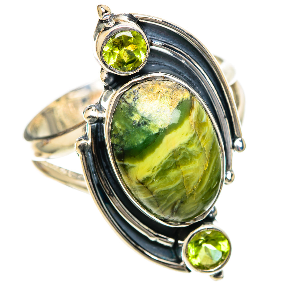 Rainforest Jasper Rings handcrafted by Anasilvercos - RING107774 - Photo 2
