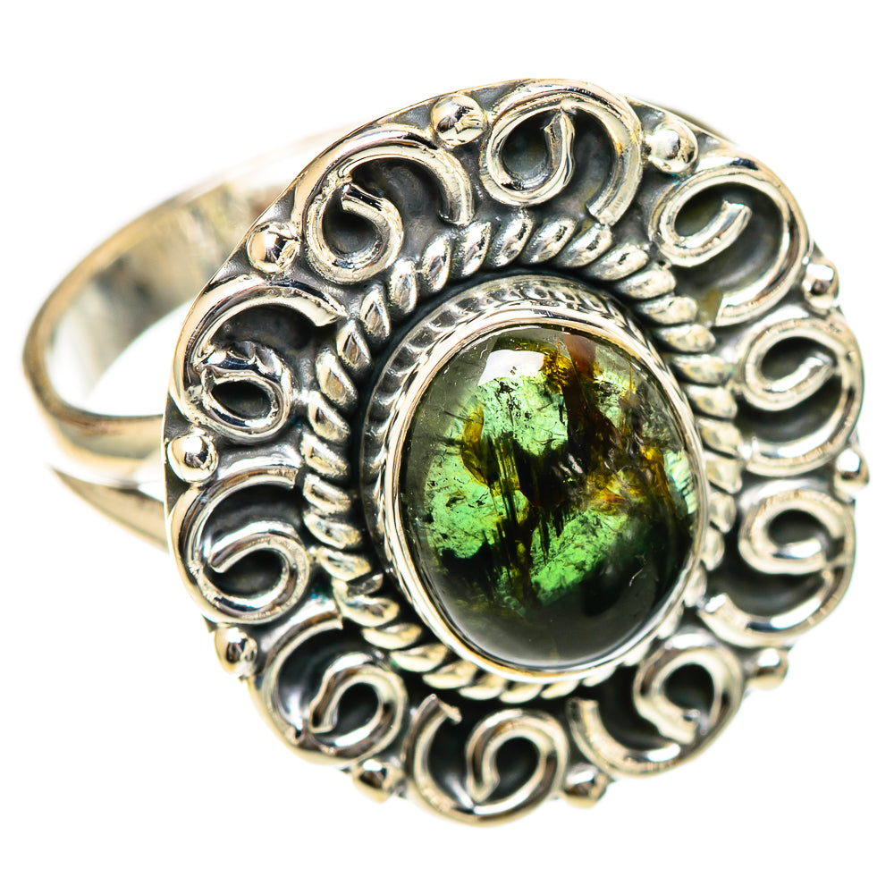 Green Aventurine Rings handcrafted by Anasilvercos - RING107775 - Photo 2