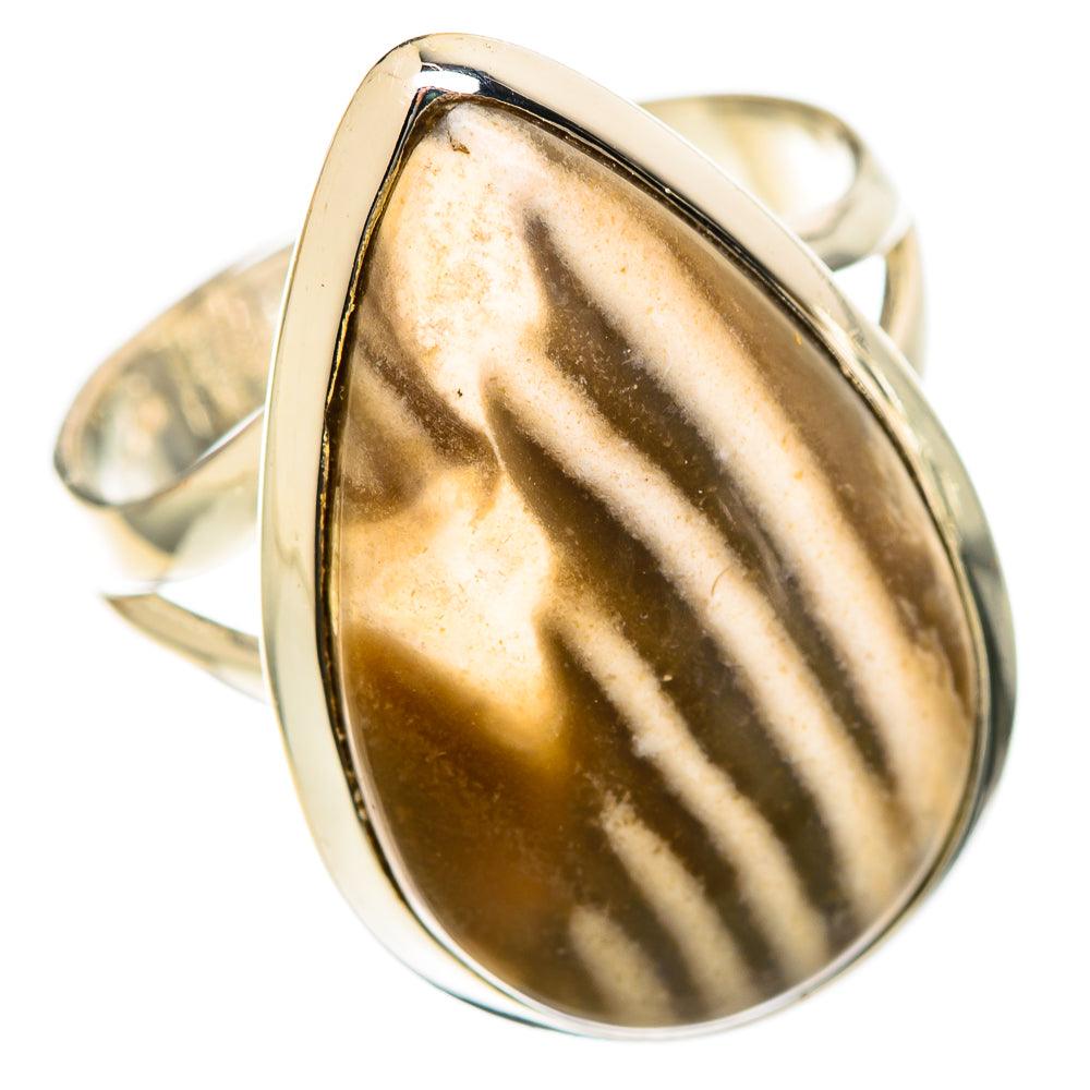 Peanut Wood Jasper Rings handcrafted by Anasilvercos - RING107779 - Photo 2