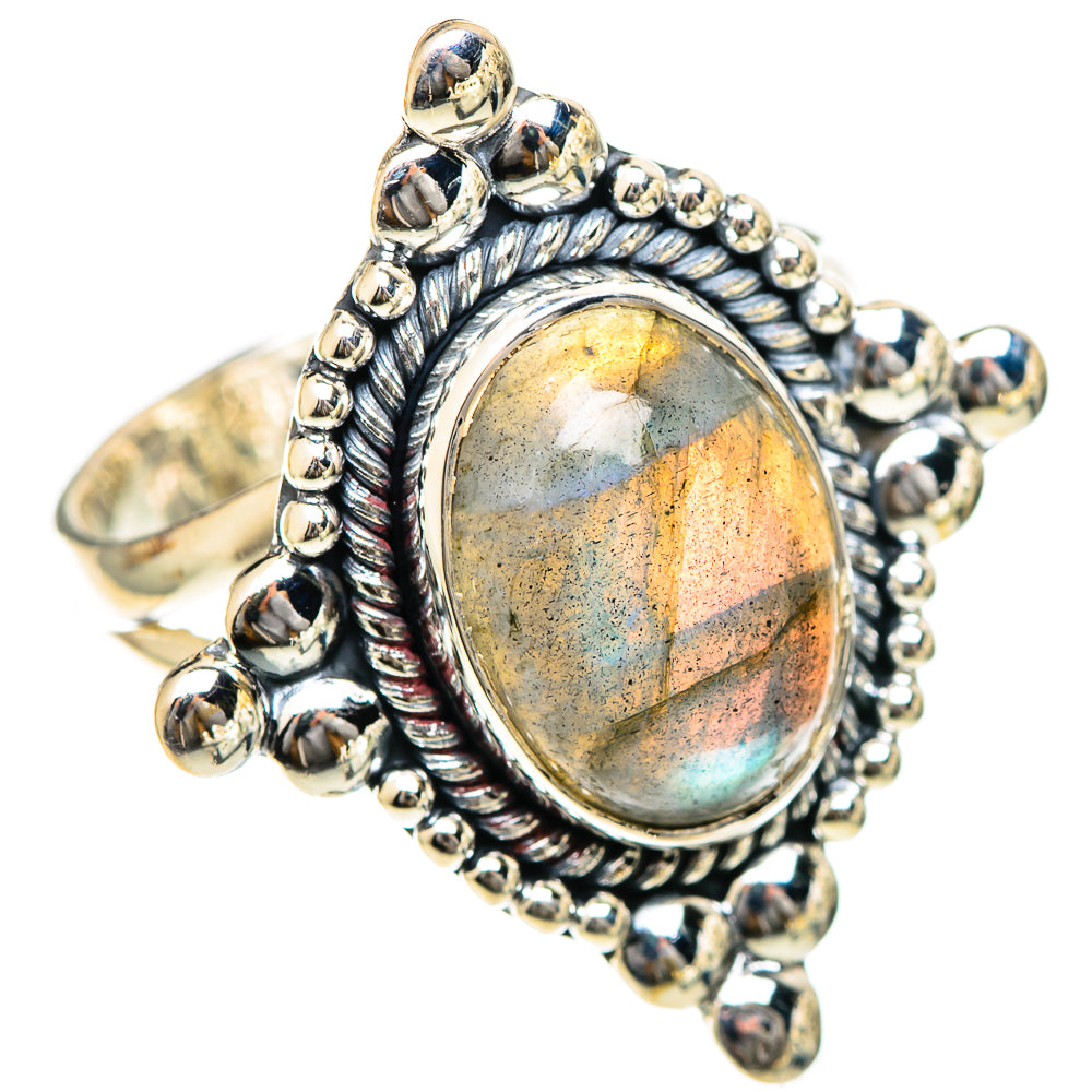 Labradorite Rings handcrafted by Anasilvercos - RING107801 - Photo 2