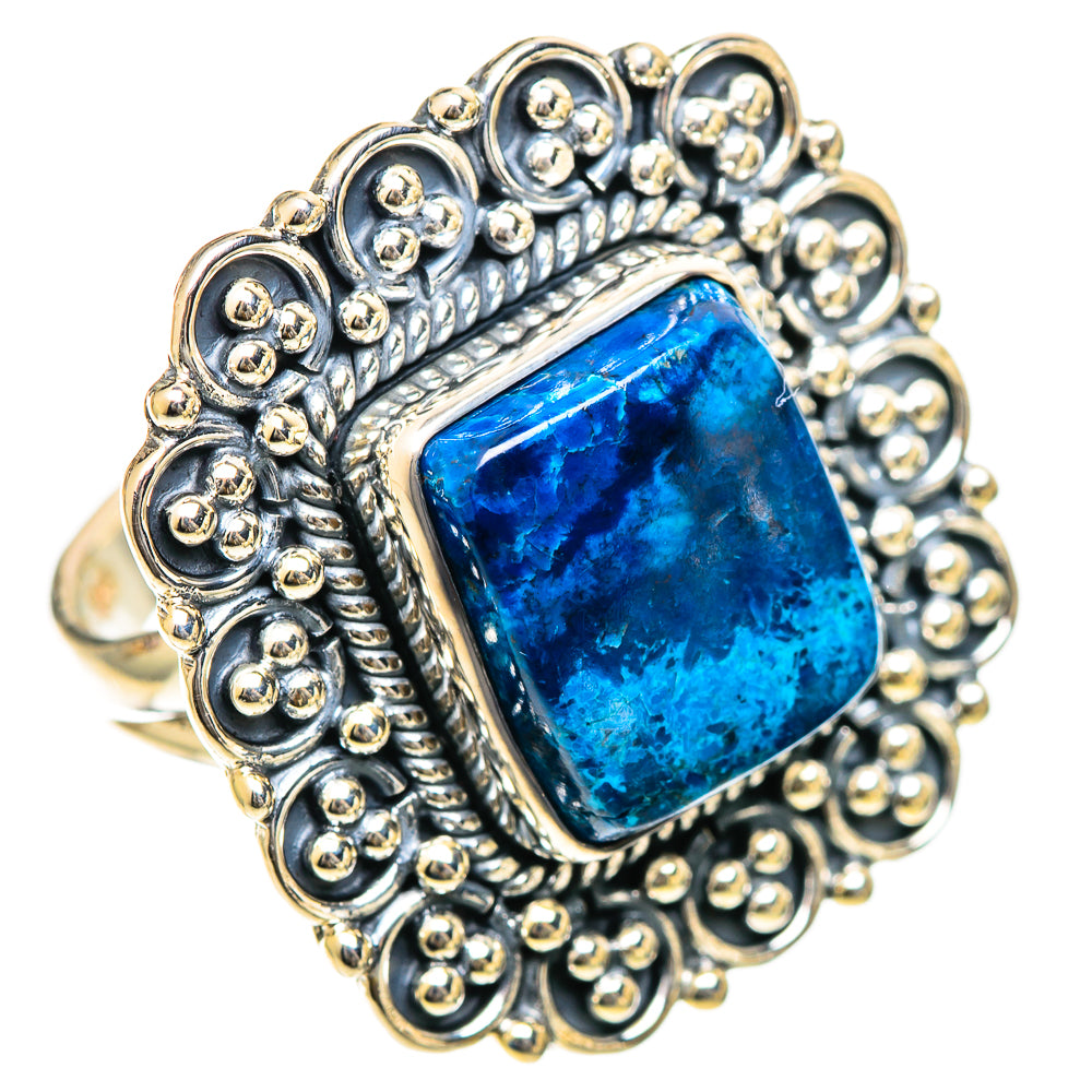 Shattuckite Rings handcrafted by Anasilvercos - RING107802 - Photo 2