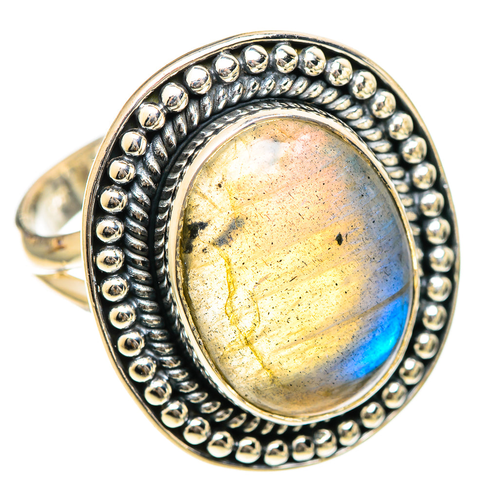 Labradorite Rings handcrafted by Anasilvercos - RING107803 - Photo 2