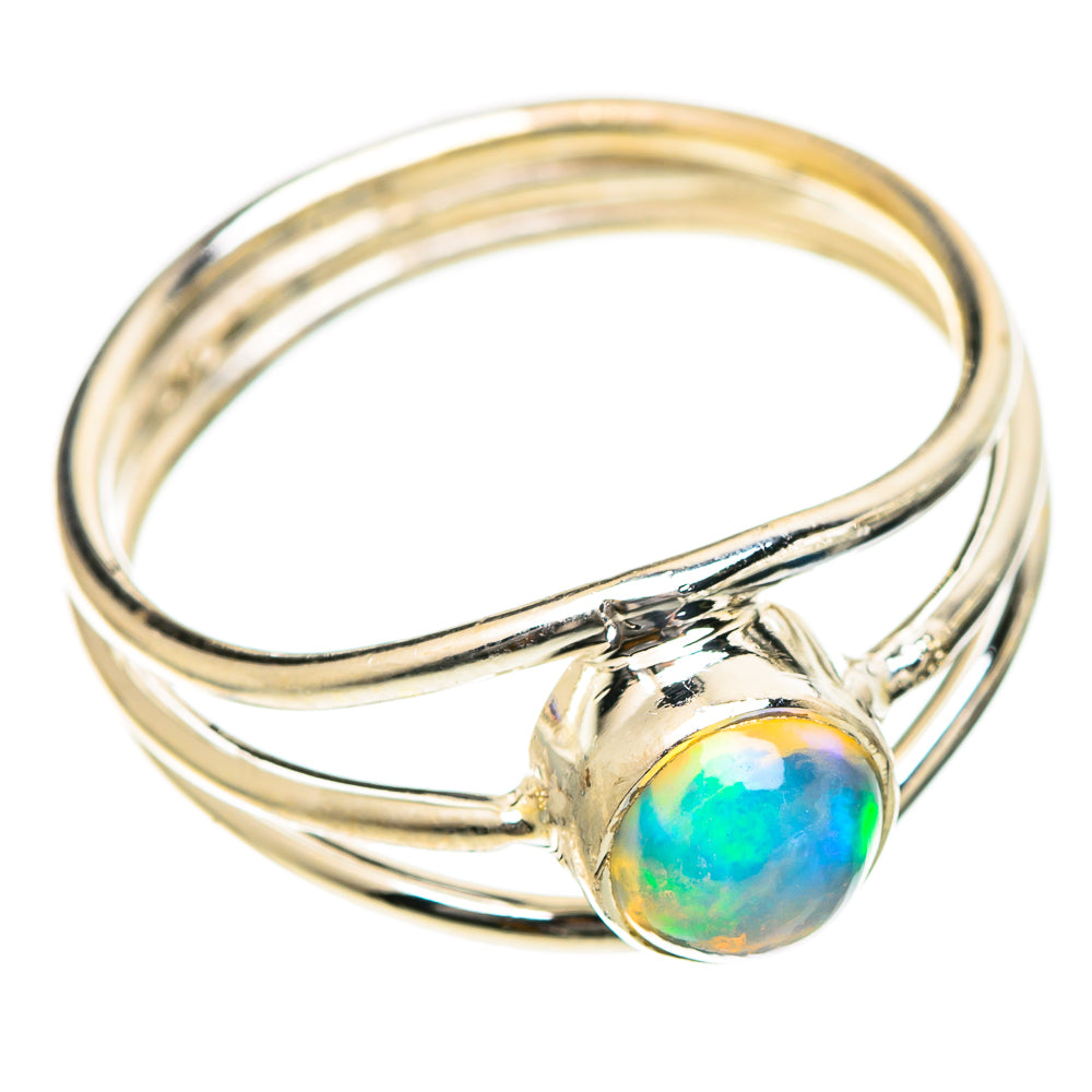 Ethiopian Opal Rings handcrafted by Anasilvercos - RING107832 - Photo 2