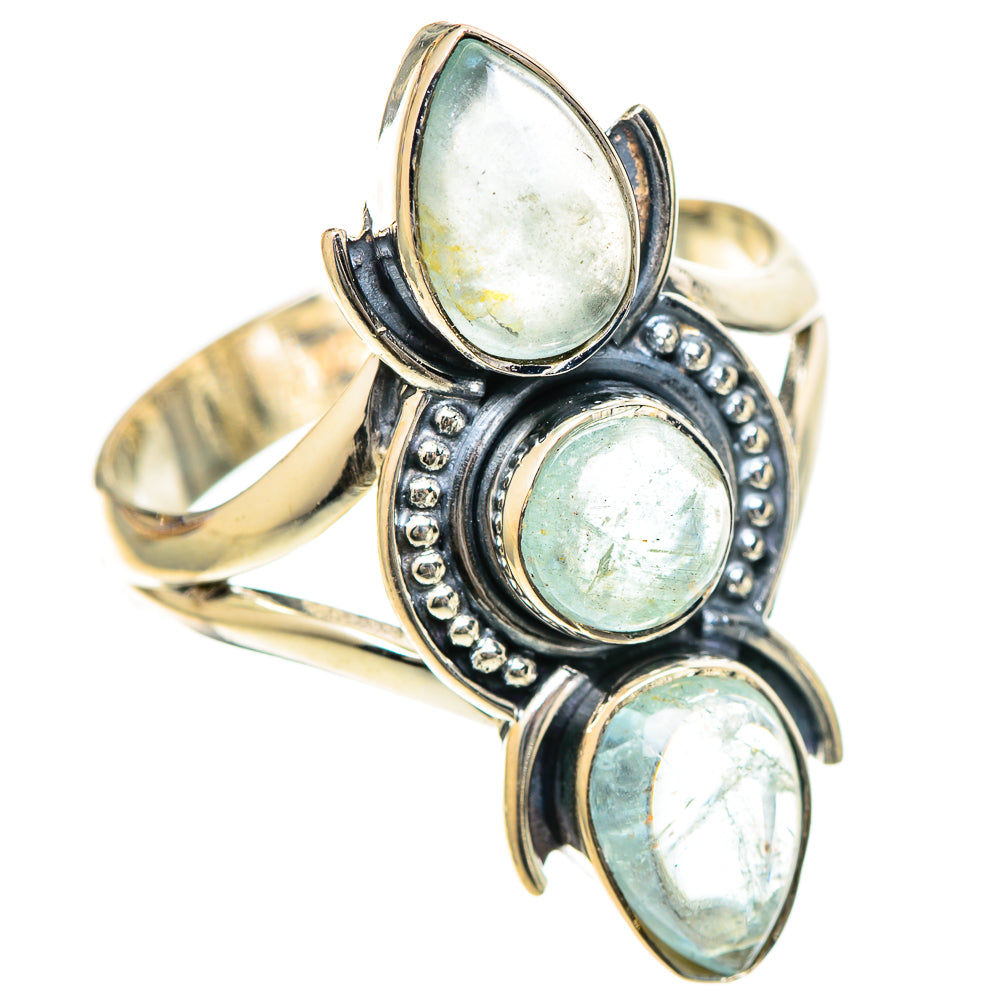 Aquamarine Rings handcrafted by Anasilvercos - RING107838 - Photo 2