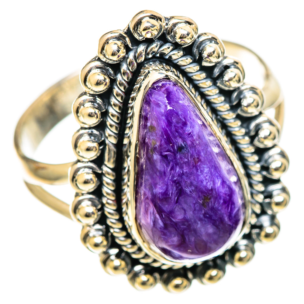 Charoite Rings handcrafted by Anasilvercos - RING107851 - Photo 2