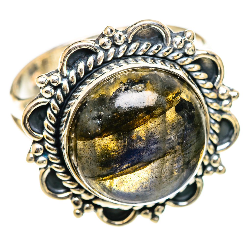 Labradorite Rings handcrafted by Anasilvercos - RING107864 - Photo 2