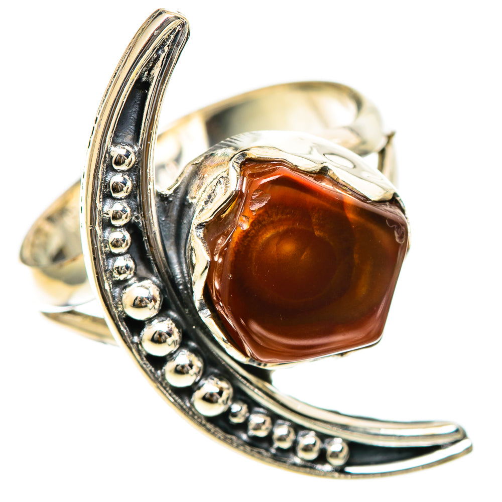 Mexican Fire Agate Rings handcrafted by Anasilvercos - RING107881 - Photo 2