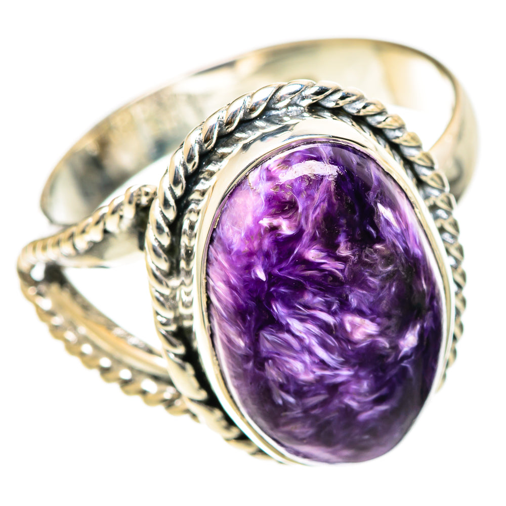 Charoite Rings handcrafted by Anasilvercos - RING107884 - Photo 2