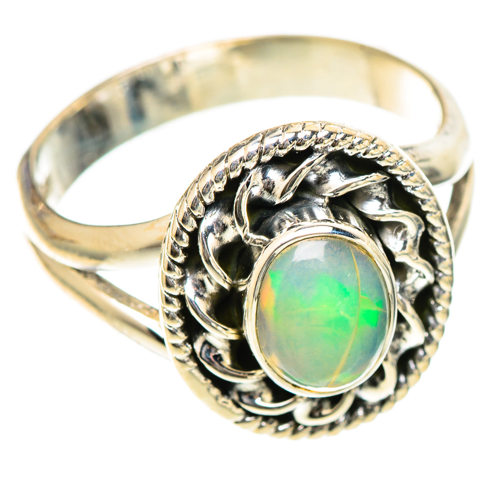 Ethiopian Opal Rings handcrafted by Anasilvercos - RING107897 - Photo 2