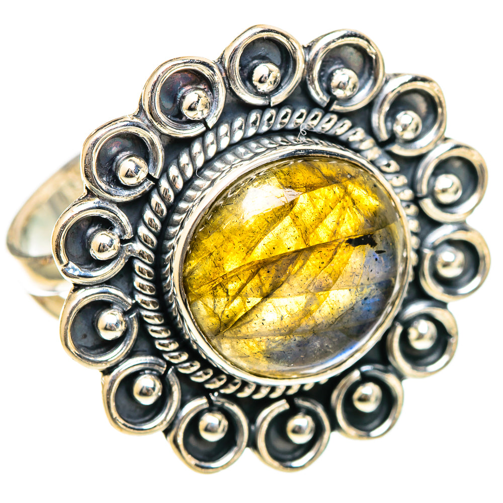 Labradorite Rings handcrafted by Anasilvercos - RING107902 - Photo 2