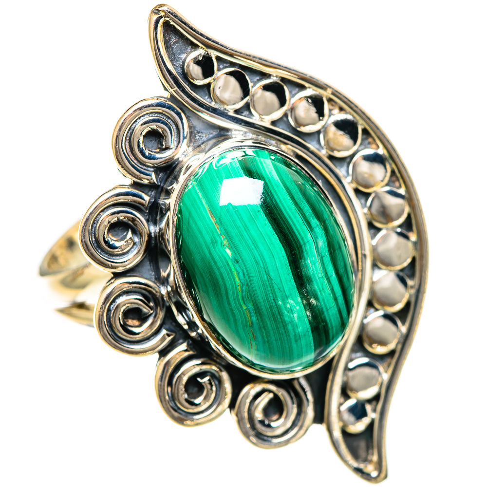Malachite Rings handcrafted by Anasilvercos - RING107907 - Photo 2