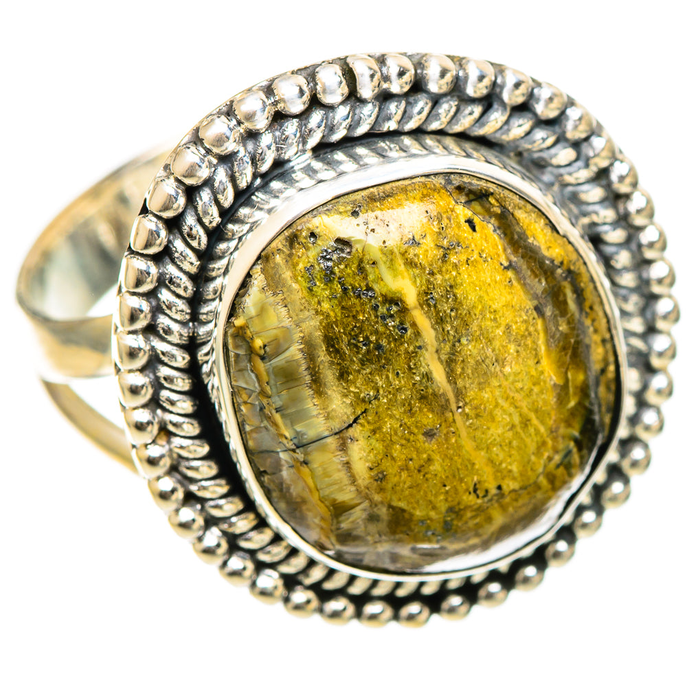 Rainforest Jasper Rings handcrafted by Anasilvercos - RING107909 - Photo 2