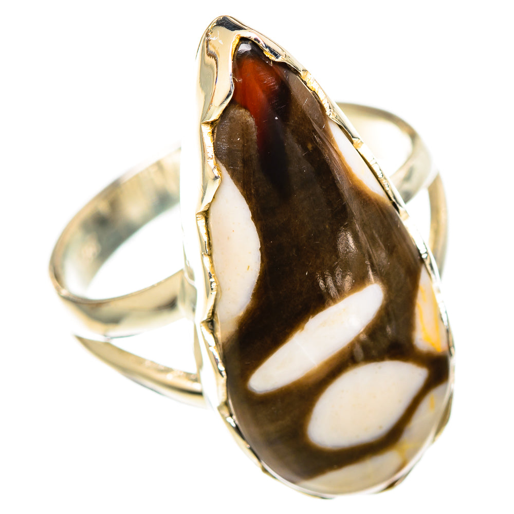 Peanut Wood Jasper Rings handcrafted by Anasilvercos - RING107913 - Photo 2