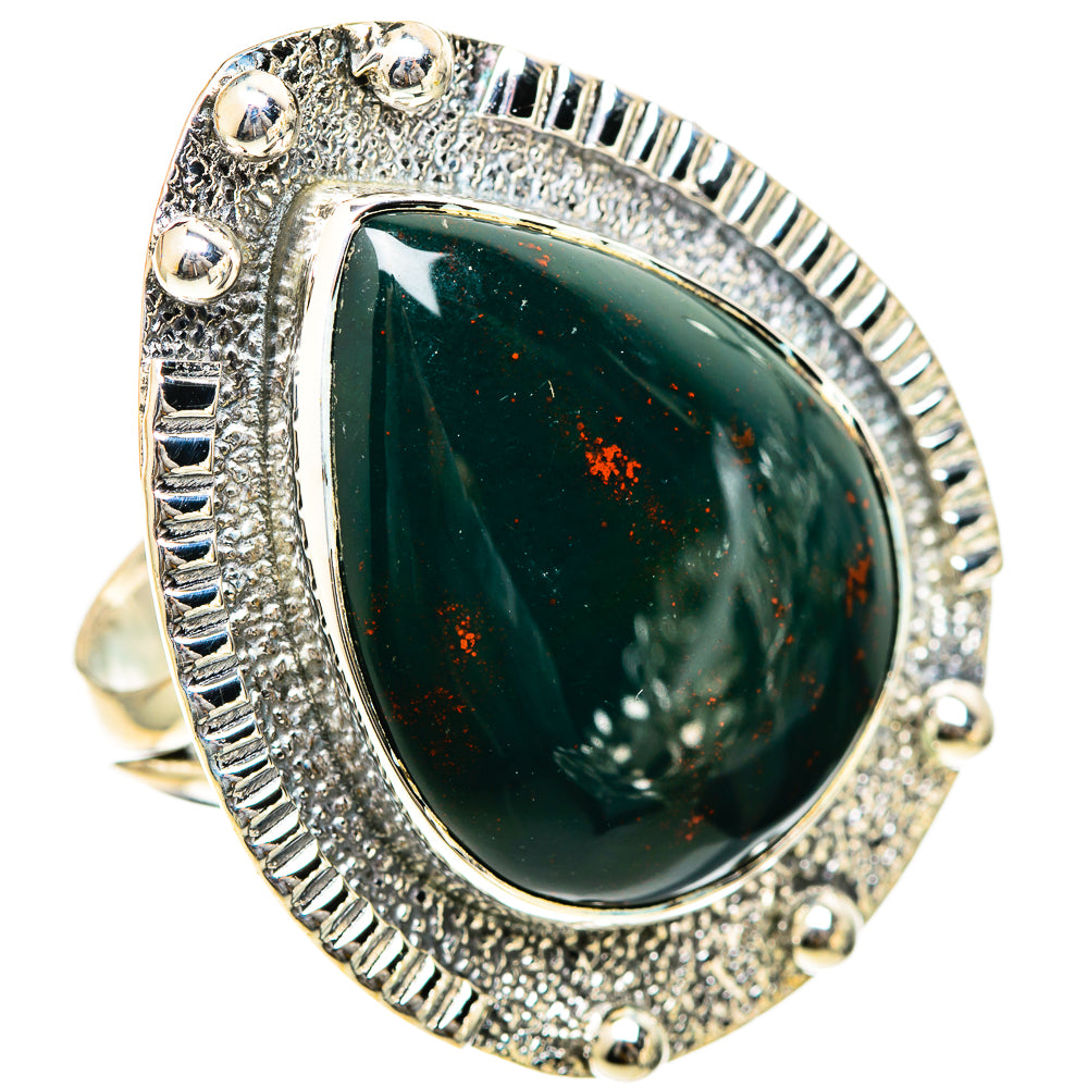 Bloodstone Rings handcrafted by Anasilvercos - RING107943 - Photo 2