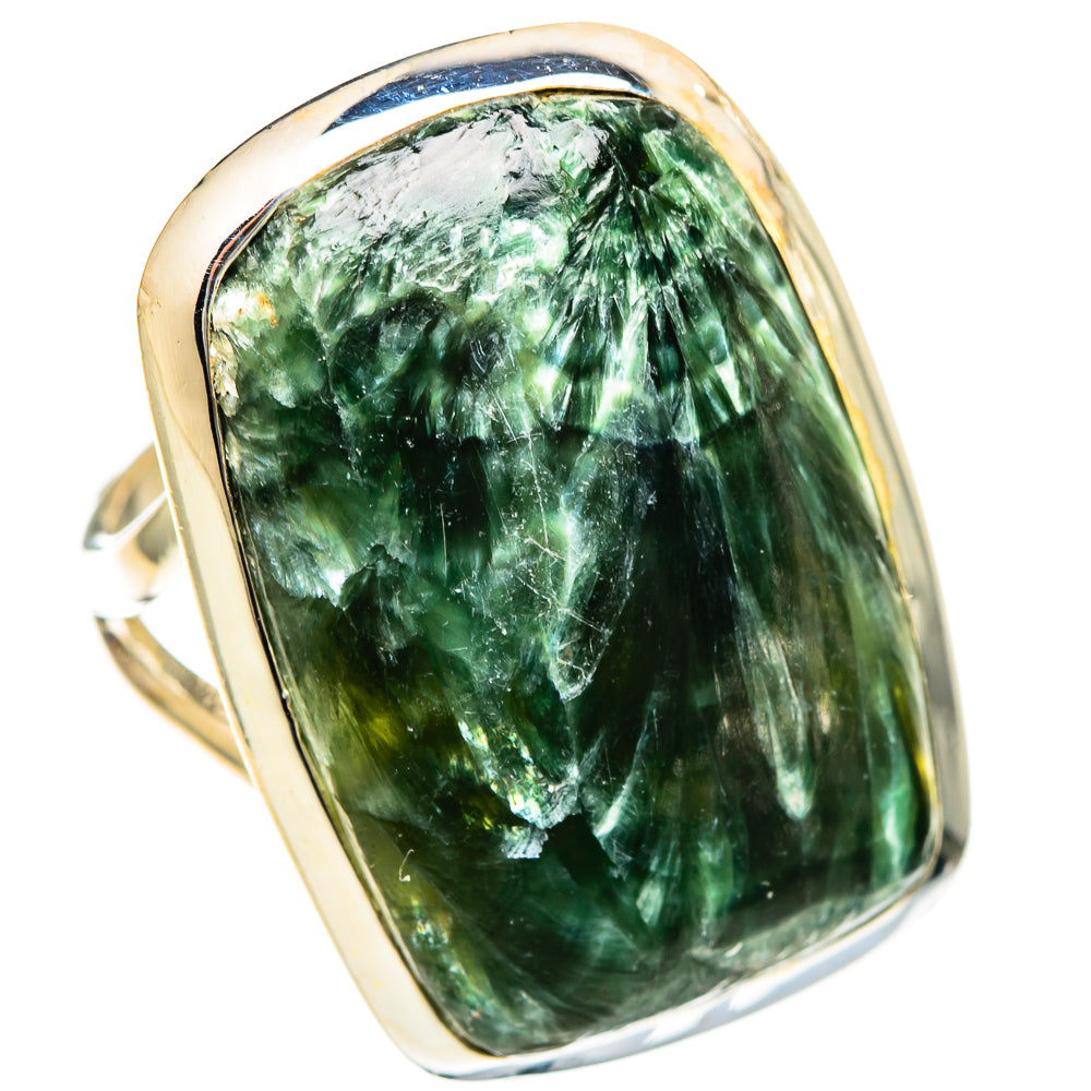 Seraphinite Rings handcrafted by Anasilvercos - RING107945 - Photo 2