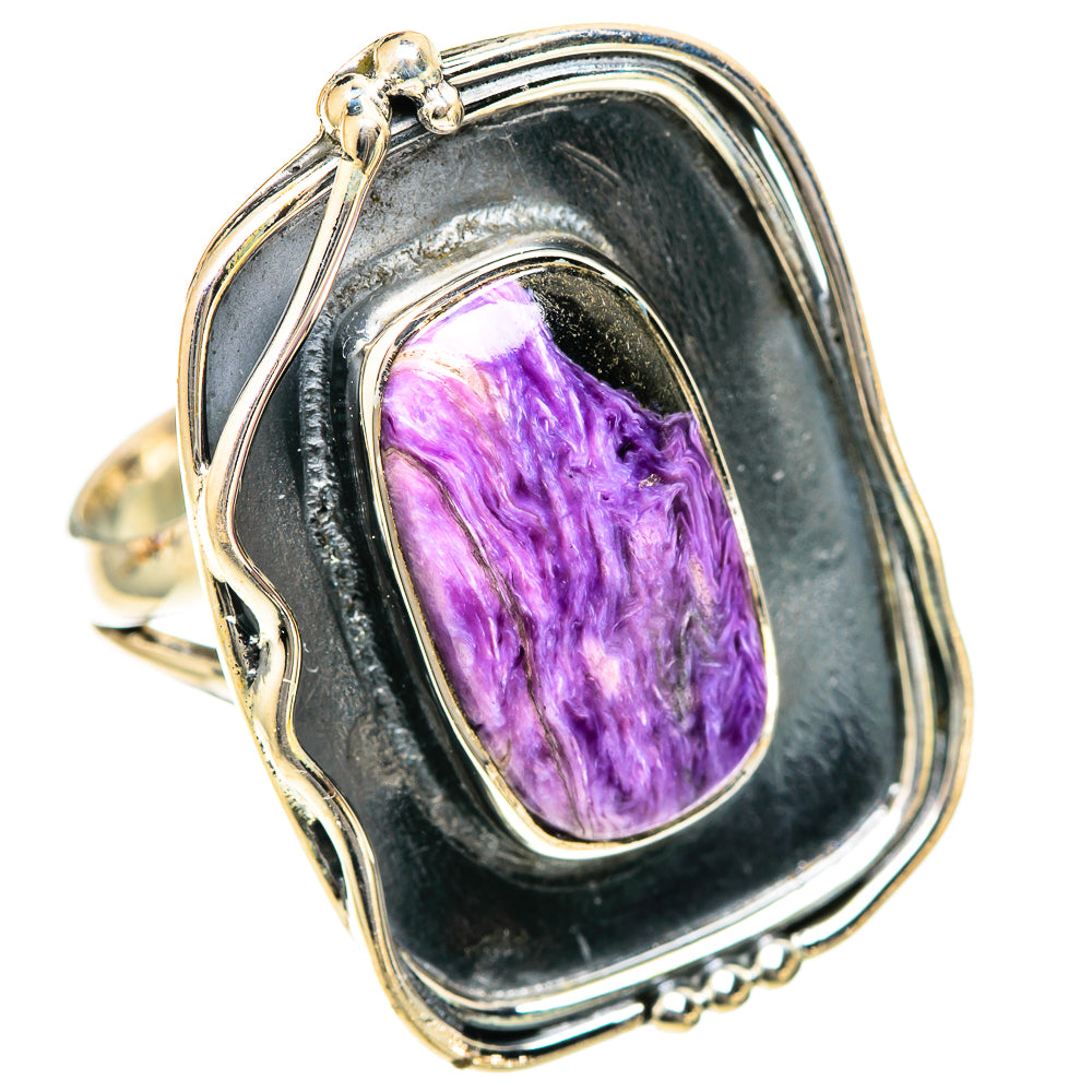 Charoite Rings handcrafted by Anasilvercos - RING107960 - Photo 2