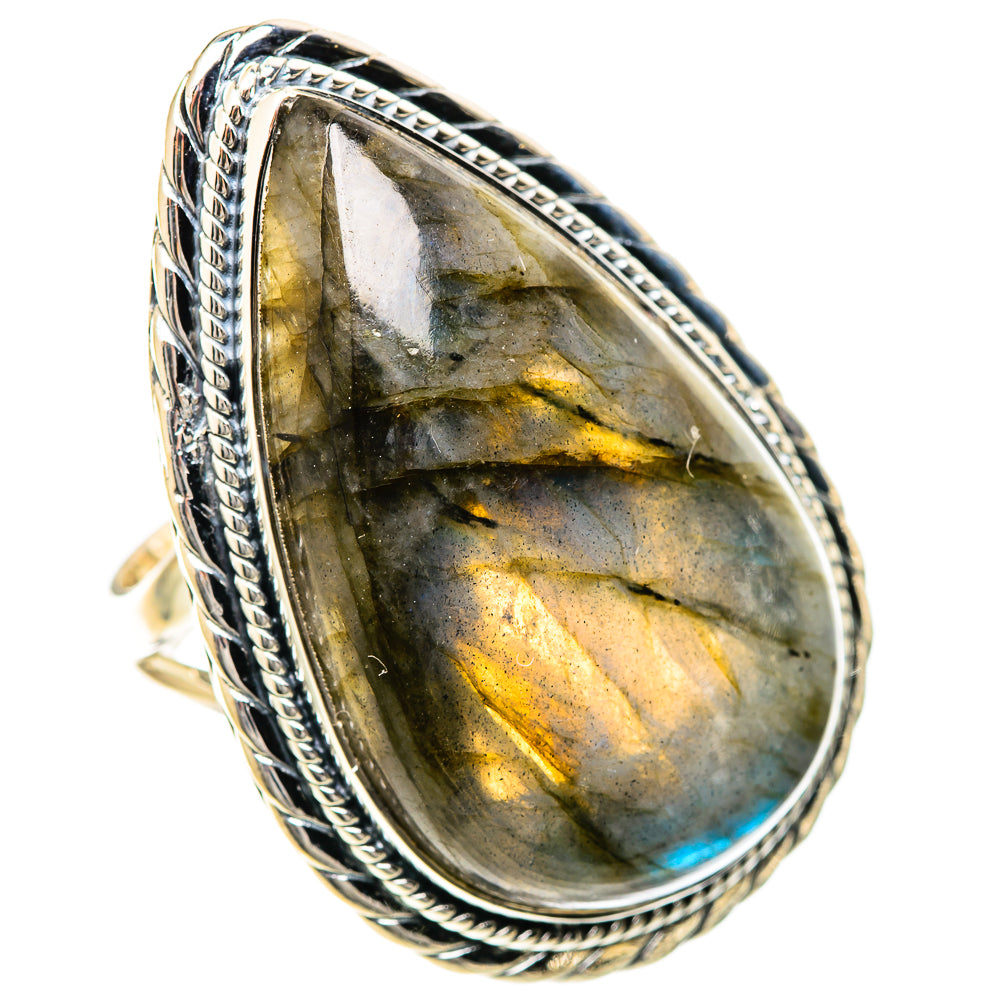 Labradorite Rings handcrafted by Anasilvercos - RING107971 - Photo 2