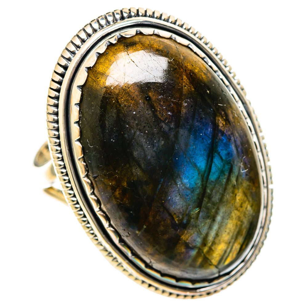 Labradorite Rings handcrafted by Anasilvercos - RING107973 - Photo 2