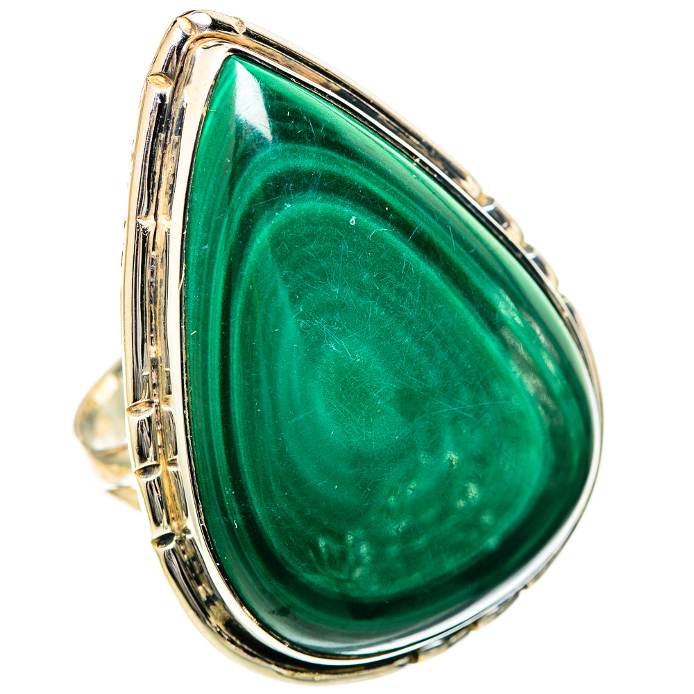 Malachite Rings handcrafted by Anasilvercos - RING107983 - Photo 2