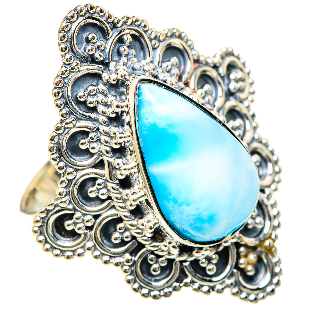 Larimar Rings handcrafted by Anasilvercos - RING108013 - Photo 2