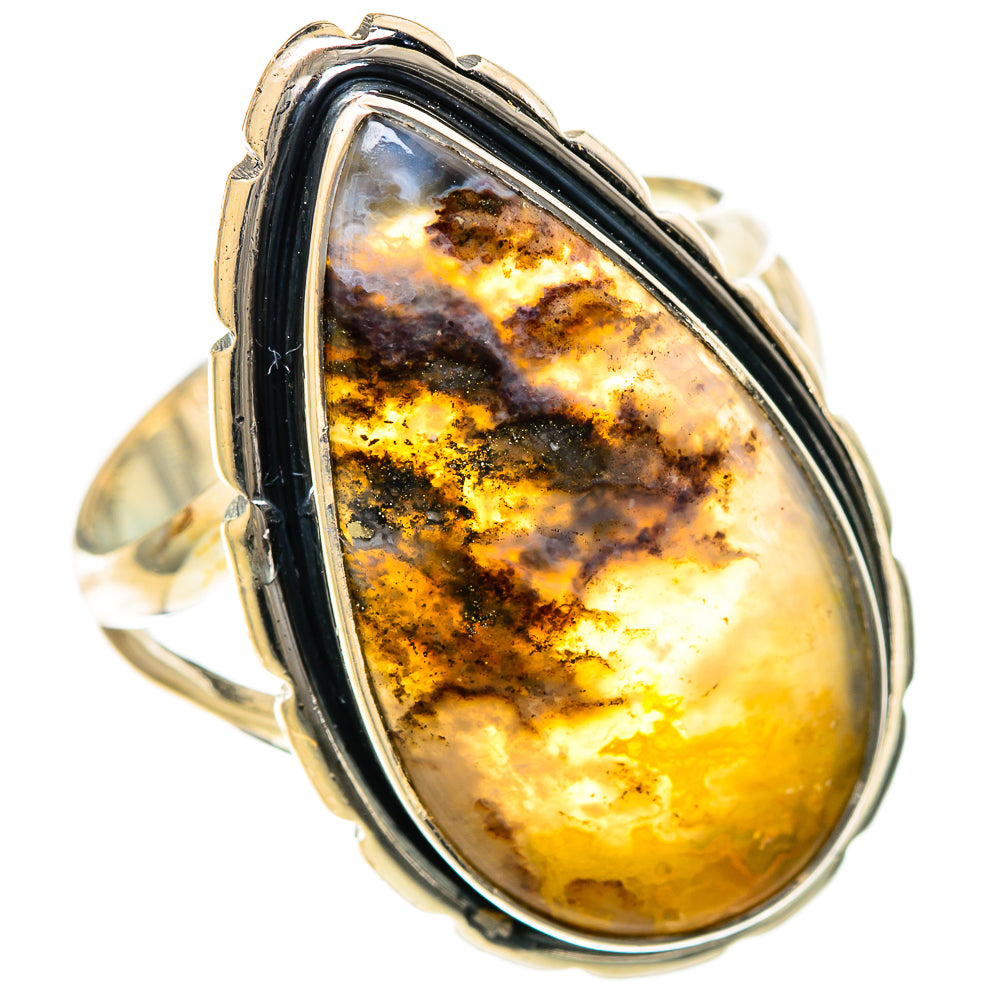 Montana Agate Rings handcrafted by Anasilvercos - RING108021 - Photo 2