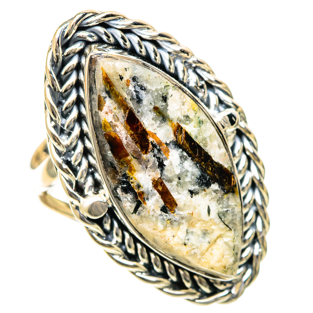 Astrophyllite Rings handcrafted by Anasilvercos - RING108024 - Photo 2