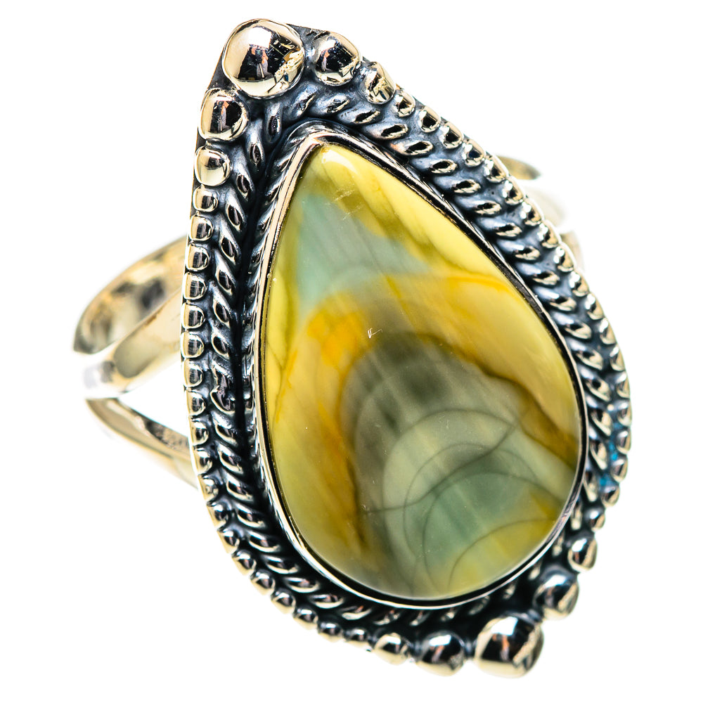 Polychrome Jasper Rings handcrafted by Anasilvercos - RING108039 - Photo 2