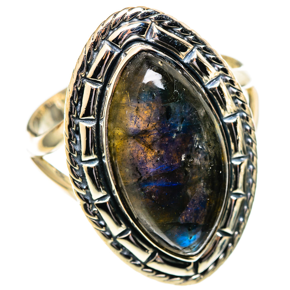 Labradorite Rings handcrafted by Anasilvercos - RING108069 - Photo 2