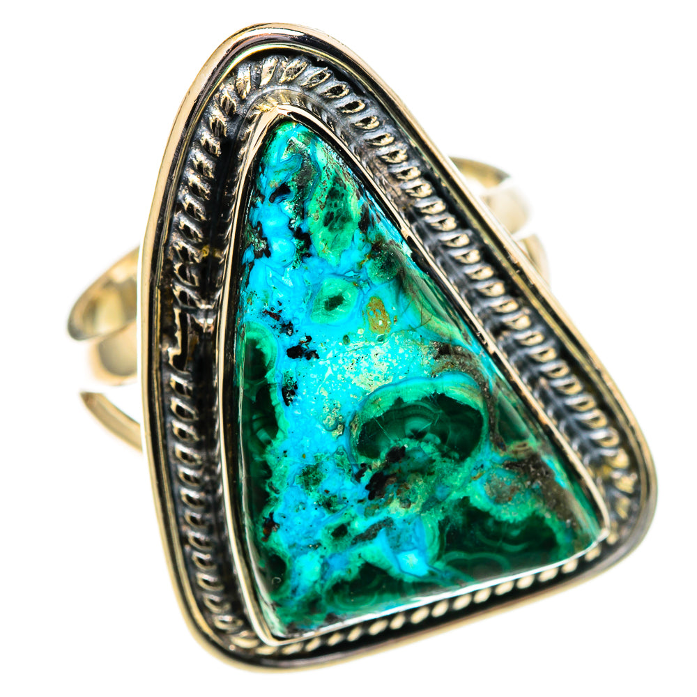 Chrysocolla Rings handcrafted by Anasilvercos - RING108103 - Photo 2