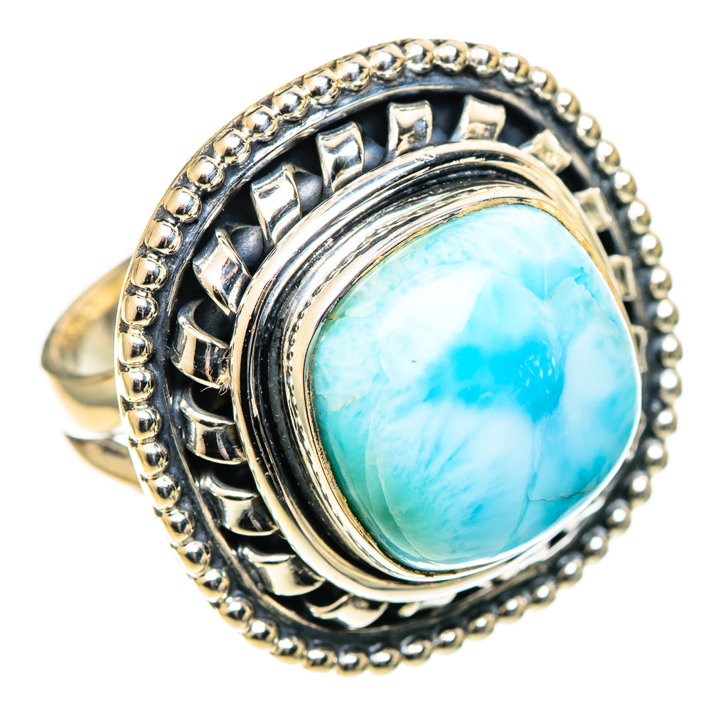 Larimar Rings handcrafted by Anasilvercos - RING108113 - Photo 2