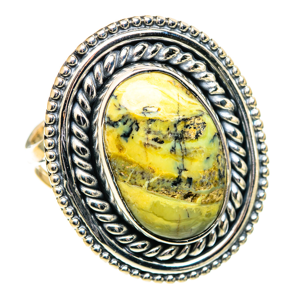 Rainforest Jasper Rings handcrafted by Anasilvercos - RING108118 - Photo 2
