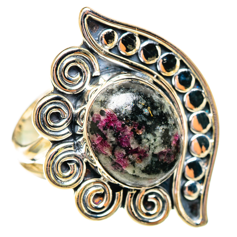 Russian Eudialyte Rings handcrafted by Anasilvercos - RING108162 - Photo 2