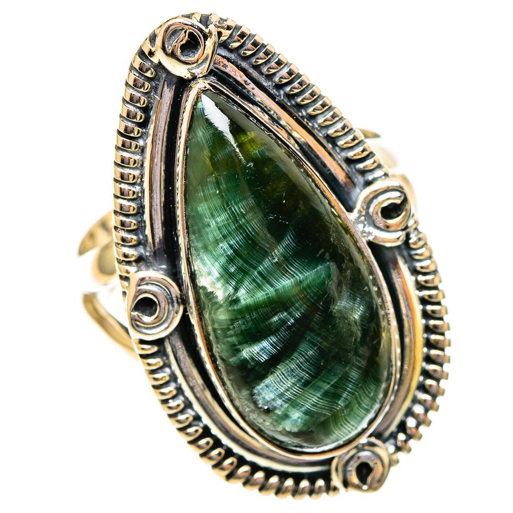 Seraphinite Rings handcrafted by Anasilvercos - RING108191 - Photo 2