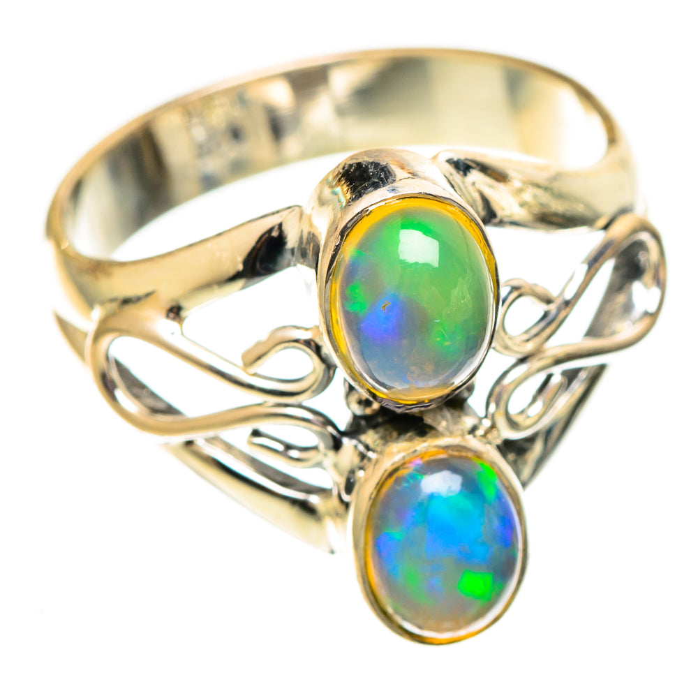 Ethiopian Opal Rings handcrafted by Anasilvercos - RING108209 - Photo 2