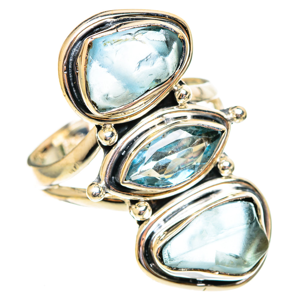 Aquamarine Rings handcrafted by Anasilvercos - RING108217 - Photo 2