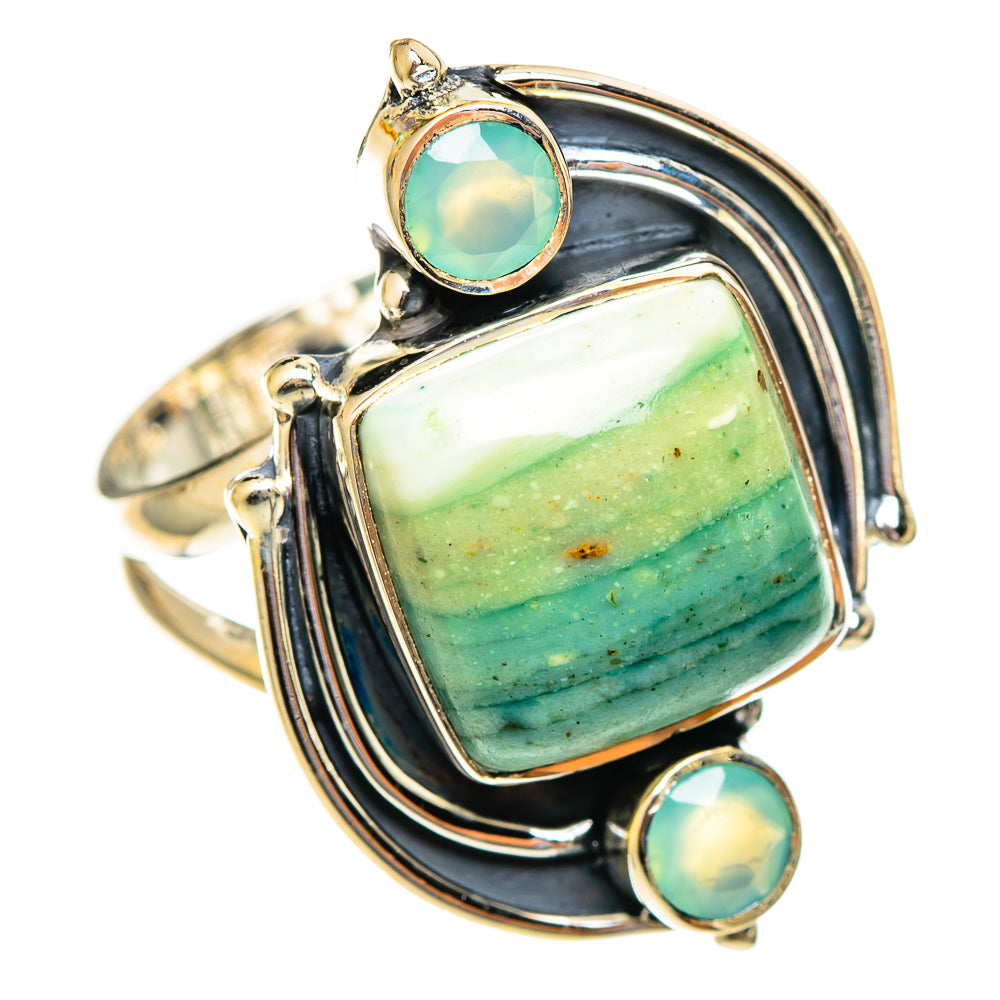 Ocean Jasper Rings handcrafted by Anasilvercos - RING108221 - Photo 2