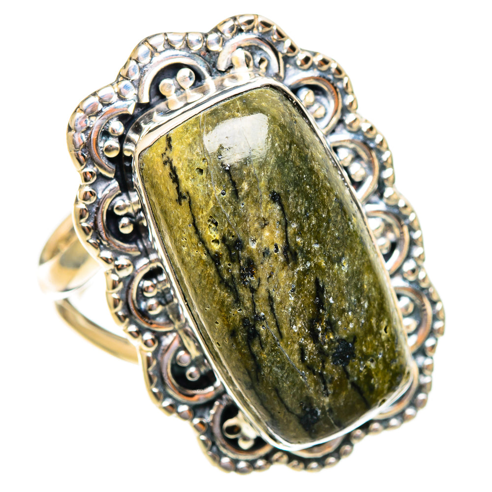 Rainforest Jasper Rings handcrafted by Anasilvercos - RING108224 - Photo 2