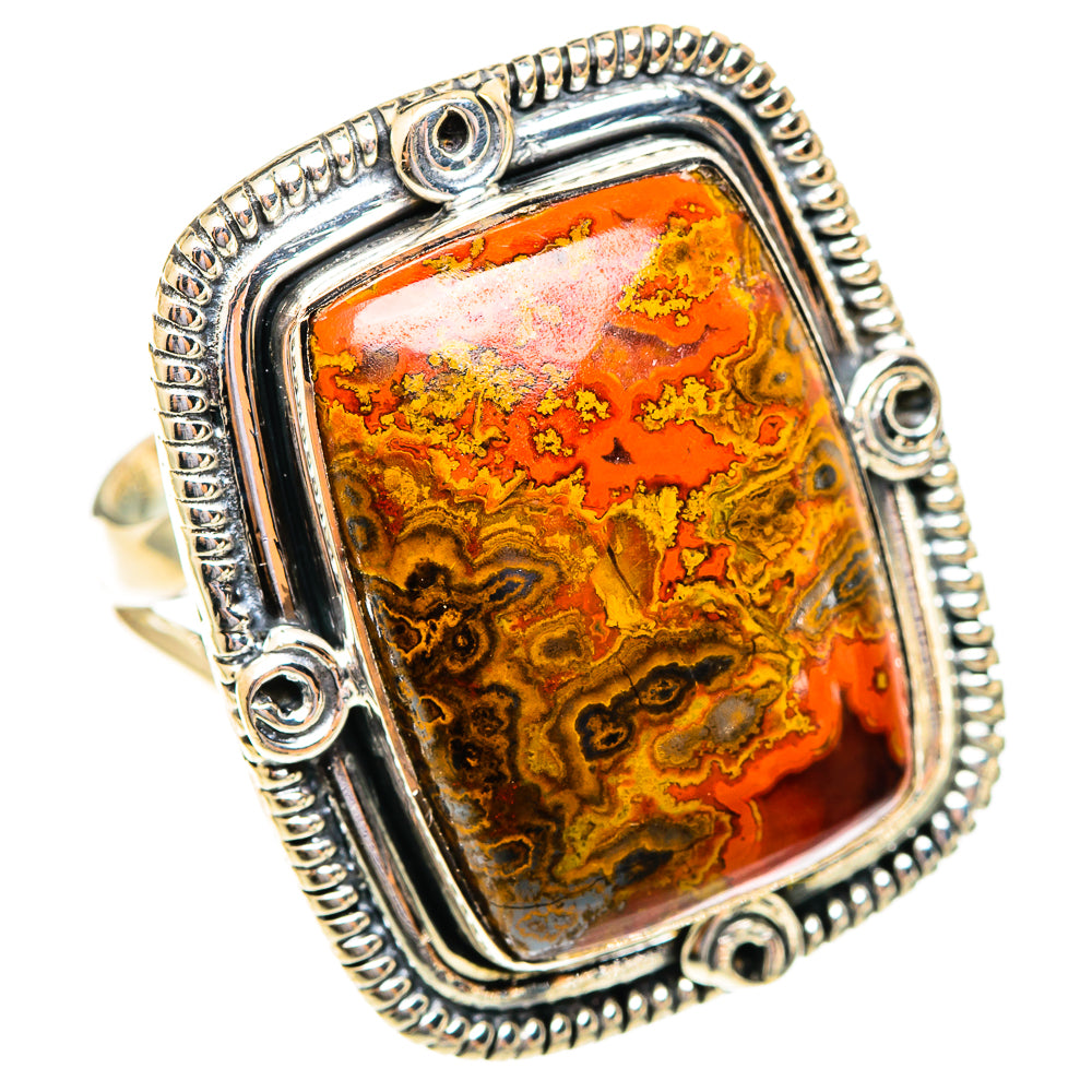 Moroccan Agate Rings handcrafted by Anasilvercos - RING108232 - Photo 2