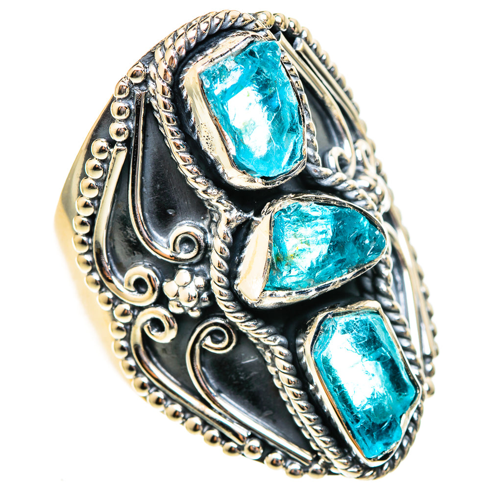 Apatite Rings handcrafted by Anasilvercos - RING108247 - Photo 2