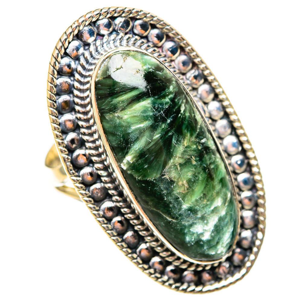 Seraphinite Rings handcrafted by Anasilvercos - RING108261 - Photo 2