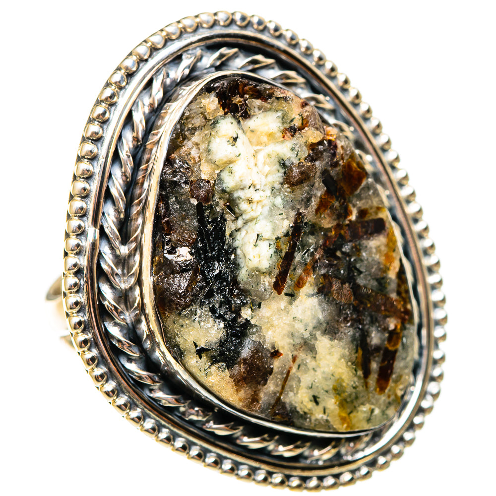 Astrophyllite Rings handcrafted by Anasilvercos - RING108264 - Photo 2