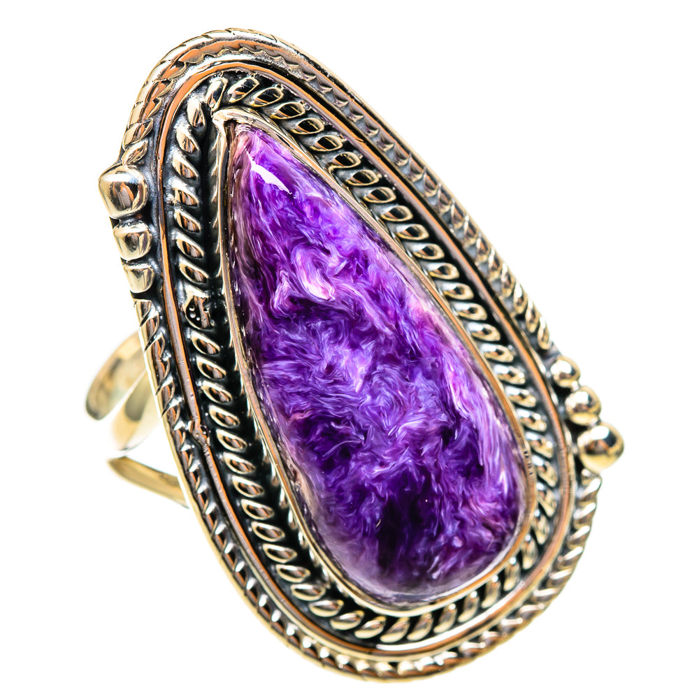 Charoite Rings handcrafted by Anasilvercos - RING108272 - Photo 2