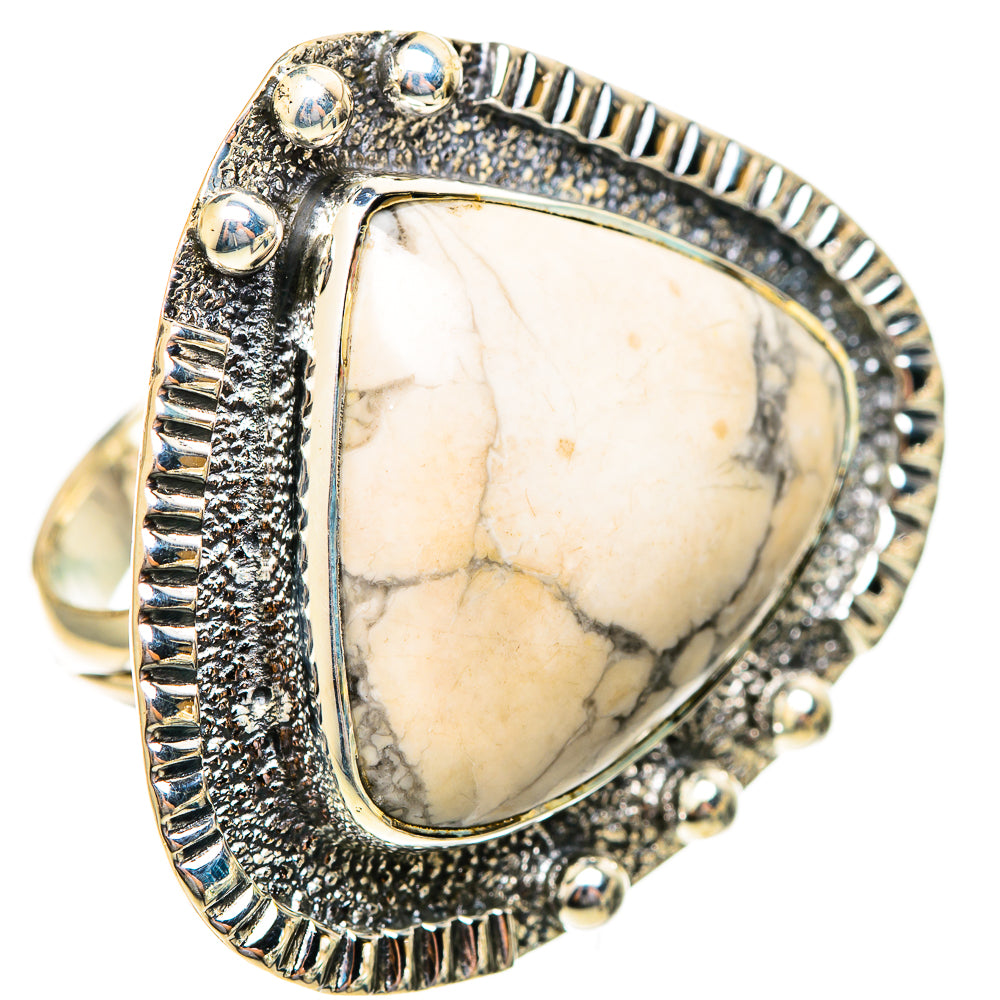 Howlite Rings handcrafted by Anasilvercos - RING108277 - Photo 2