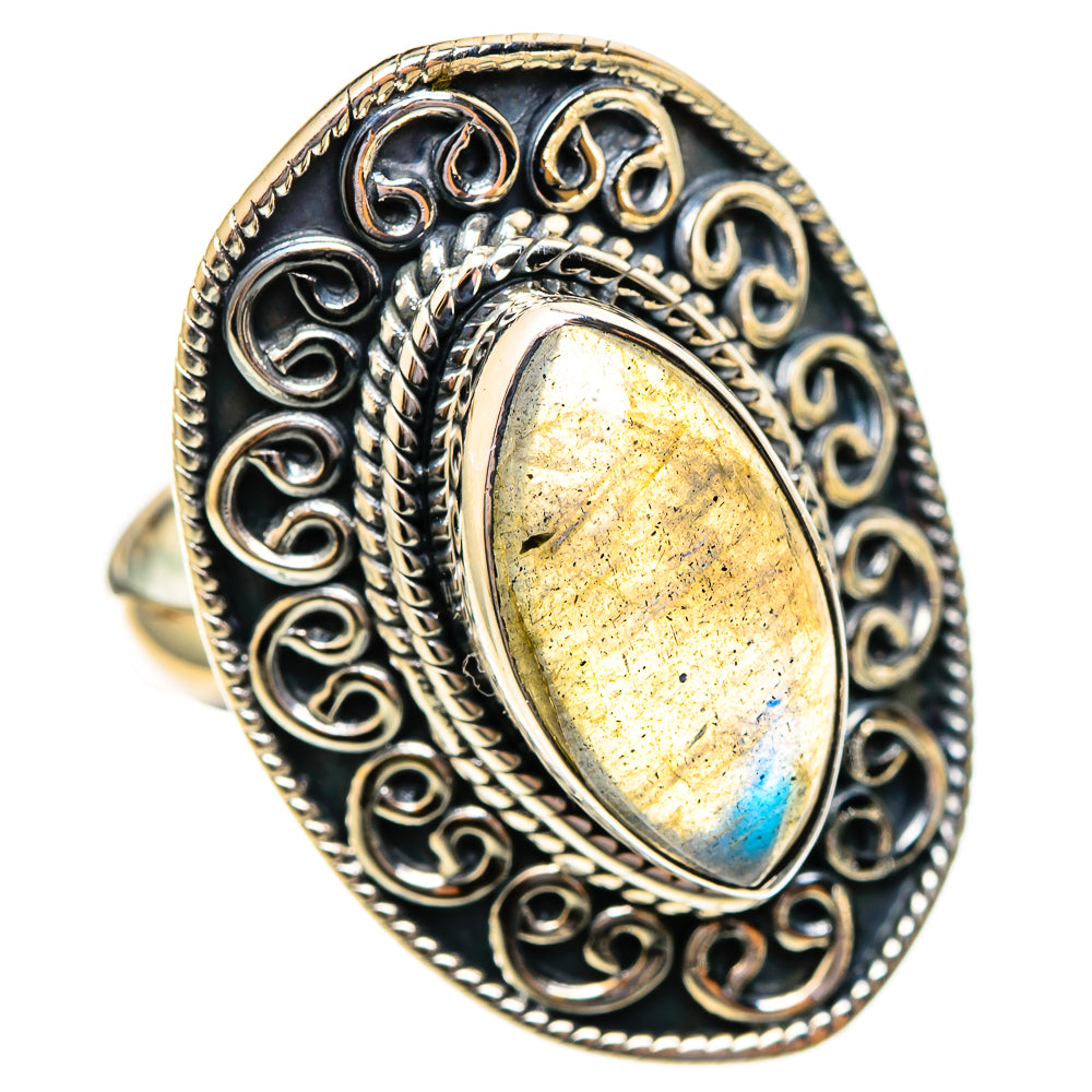 Labradorite Rings handcrafted by Anasilvercos - RING108280 - Photo 2
