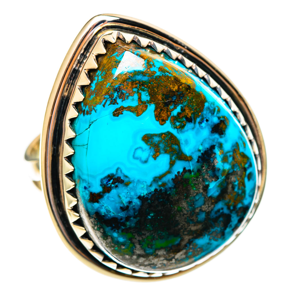 Shattuckite Rings handcrafted by Anasilvercos - RING108285 - Photo 2
